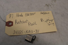 Ratchet Pawl B w/Plunger & Spring 24325-KA3-711 1987 Honda CBR1000F Hurricane