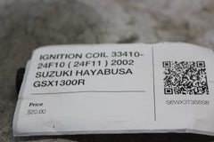 IGNITION COIL 33410-24F10 (24F11) 2002 SUZUKI HAYABUSA GSX1300R