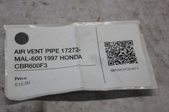 AIR VENT PIPE 17272-MAL-600 1997 HONDA CBR600F3