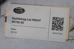 Saddlebag Lid RIGHT 90756-93 Harley Davidson