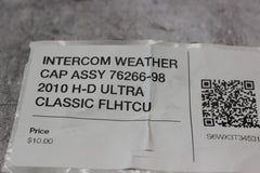 INTERCOM WEATHER CAP ASSY 76266-98 2010 H-D ULTRA CLASSIC FLHTCU