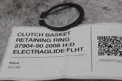 CLUTCH BASKET RETAINING RING 37904-90 2008 H-D ELECTRAGLIDE FLHT