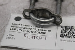 Lower Fairing U-Bolt & Retainer 58493-89, 58494-89 1997 HD ELECTRAGLIDE FLHTCU-I