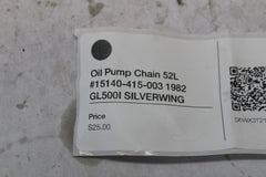Oil Pump Chain 52L #15140-415-003 1982 GL500I SILVERWING