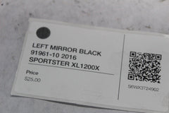 LEFT MIRROR BLACK 91961-10 2016 SPORTSTER XL1200X