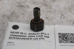 REAR M.C. BANJO BOLT 705600092 2004 CAN AM BOMBARDIER DS 650