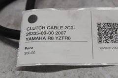 CLUTCH CABLE 2C0-26335-00-00 2007 YAMAHA R6 YZFR6