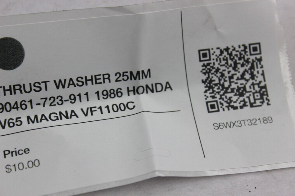 THRUST WASHER 25MM 90461-723-911 1986 HONDA V65 MAGNA VF1100C