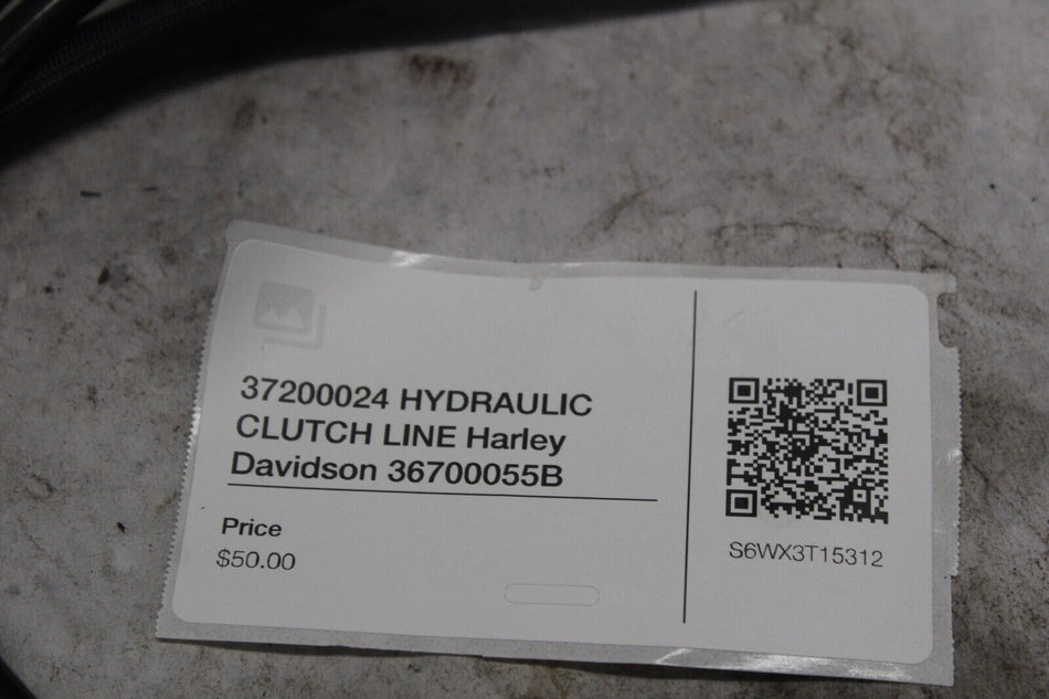 37200024 HYDRAULIC CLUTCH LINE Harley Davidson 36700055B