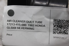 AIR CLEANER DUCT TUBE 17213-415-000  1982 HONDA GL500I SILVERWING
