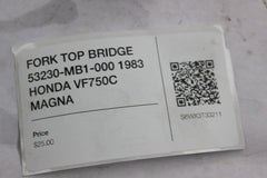 FORK TOP BRIDGE 53230-MB1-000 1983 HONDA VF750C MAGNA