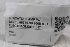 INDICATOR LAMP W/ BEZEL 68789-96 2008 H-D ELECTRAGLIDE FLHT