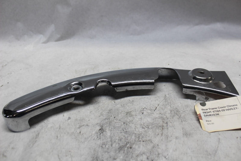Rear Frame Cover Chrome RIGHT 47504-09 HARLEY-DAVIDSON