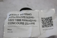 NEEDLE BEARING (K25x30x20S) 92046-1022 1986 KAWASAKI CONCOURS ZG1000