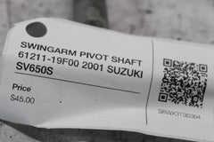 SWINGARM PIVOT SHAFT 61211-19F00 2001 SUZUKI SV650S