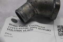 Water Pump Connector 17412-41F00 2003 SUZUKI VOLUSIA VL800