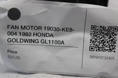 FAN MOTOR 19030-KE8-004 1982 HONDA GOLDWING GL1100A