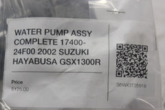 WATER PUMP ASSY COMPLETE 17400-24F00 2002 SUZUKI HAYABUSA GSX1300R