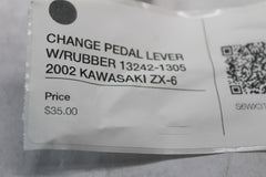 CHANGE PEDAL LEVER W/RUBBER 13242-1305  2002 KAWASAKI ZX-6