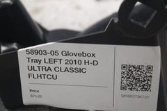 58903-05 Glovebox Tray LEFT 2010 H-D ULTRA CLASSIC FLHTCU