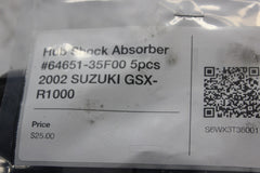 Hub Shock Absorber #64651-35F00 5pcs 2002 SUZUKI GSX-R1000