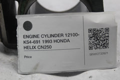 ENGINE CYLINDER 12100-KS4-691 1993 HONDA HELIX CN250