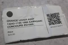 CHANGE LEVER ASSY 13242-1195 1986 KAWASAKI CONCOURS ZG1000