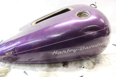 FUEL TANK CONCORD PURPLE W/ VIOLET & BURGANDY STRIPE 62082-00 2001 FXSTD