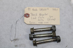 OEM Honda Motorcycle 1999 CBR600F4 Shock Absorber Link Plate Bolts(10x62)