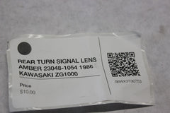 REAR TURN SIGNAL LENS AMBER 23048-1054 1986 KAWASAKI ZG1000