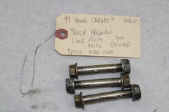 OEM Honda Motorcycle 1999 CBR600F4 Shock Absorber Link Plate Bolts(10x62)