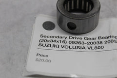 Secondary Drive Gear Bearing (20x34x16) 09263-20038 2003 SUZUKI VOLUSIA VL800