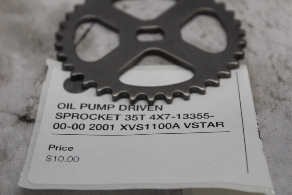 OIL PUMP DRIVEN SPROCKET 35T 4X7-13355-00-00 2001 XVS1100A VSTAR CLASSIC