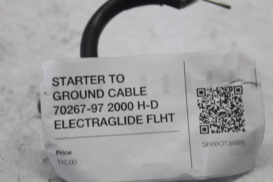 STARTER TO GROUND CABLE 70267-97 2000 H-D ELECTRAGLIDE FLHT