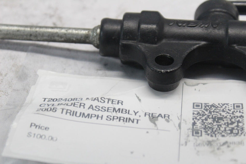 T2024083 MASTER CYLINDER ASSEMBLY, REAR 2005 TRIUMPH SPRINT