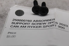 250000760 ABSORBER SUPPORT SCREW 2PCS 2023 CAN AM RYKER SPORT 900 ACE