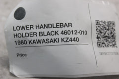 LOWER HANDLEBAR HOLDER BLACK 46012-010 1980 KAWASAKI KZ440