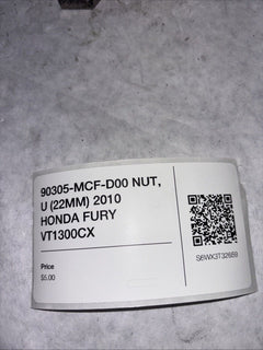 90305-MCF-D00 NUT, U (22MM) 2010 HONDA FURY VT1300CX