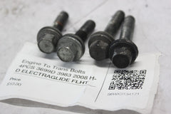 Engine To Trans Bolts 4PCS 3699D 3983 2008 H-D ELECTRAGLIDE FLHT