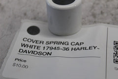 COVER SPRING CAP WHITE 17945-36 HARLEY-DAVIDSON