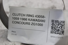 CLUTCH RING 43058-1059 1986 KAWASAKI CONCOURS ZG1000