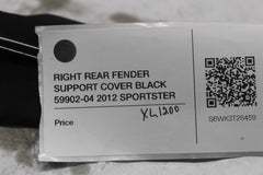 RIGHT REAR FENDER SUPPORT COVER BLACK 59902-04 2012 SPORTSTER XL1200