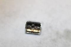 CHROME PTT SQ Switch Cap BUTTON HARLEY DAVIDSON