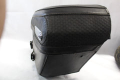 91138-09 LEATHER SADDLEBAG BASKET WEAVE RIGHT HARLEY DAVIDSON