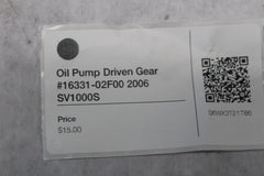 Oil Pump Driven Gear #16331-02F00 2006 SV1000S
