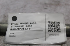 FRONT WHEEL AXLE 41068-1311  2002 KAWASAKI ZX-6