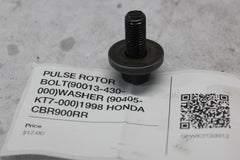 PULSE ROTOR BOLT (90013-430-000) WASHER (90405-KT7-000) 1998 HONDA CBR900RR