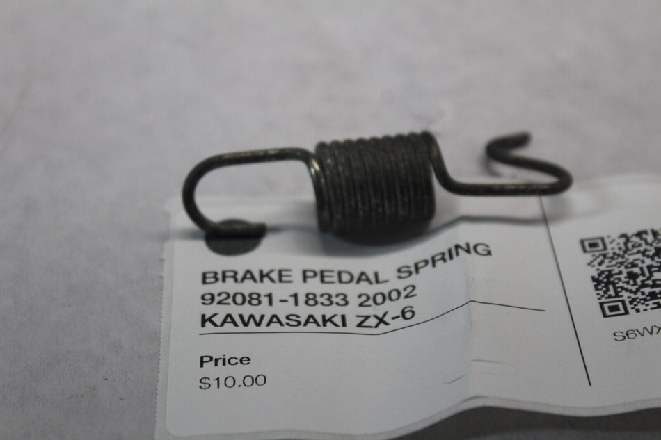 BRAKE PEDAL SPRING 92081-1833 2002 KAWASAKI ZX-6