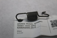 BRAKE PEDAL SPRING 92081-1833 2002 KAWASAKI ZX-6