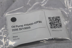 Oil Pump #16400-02FB0 2006 SV1000S